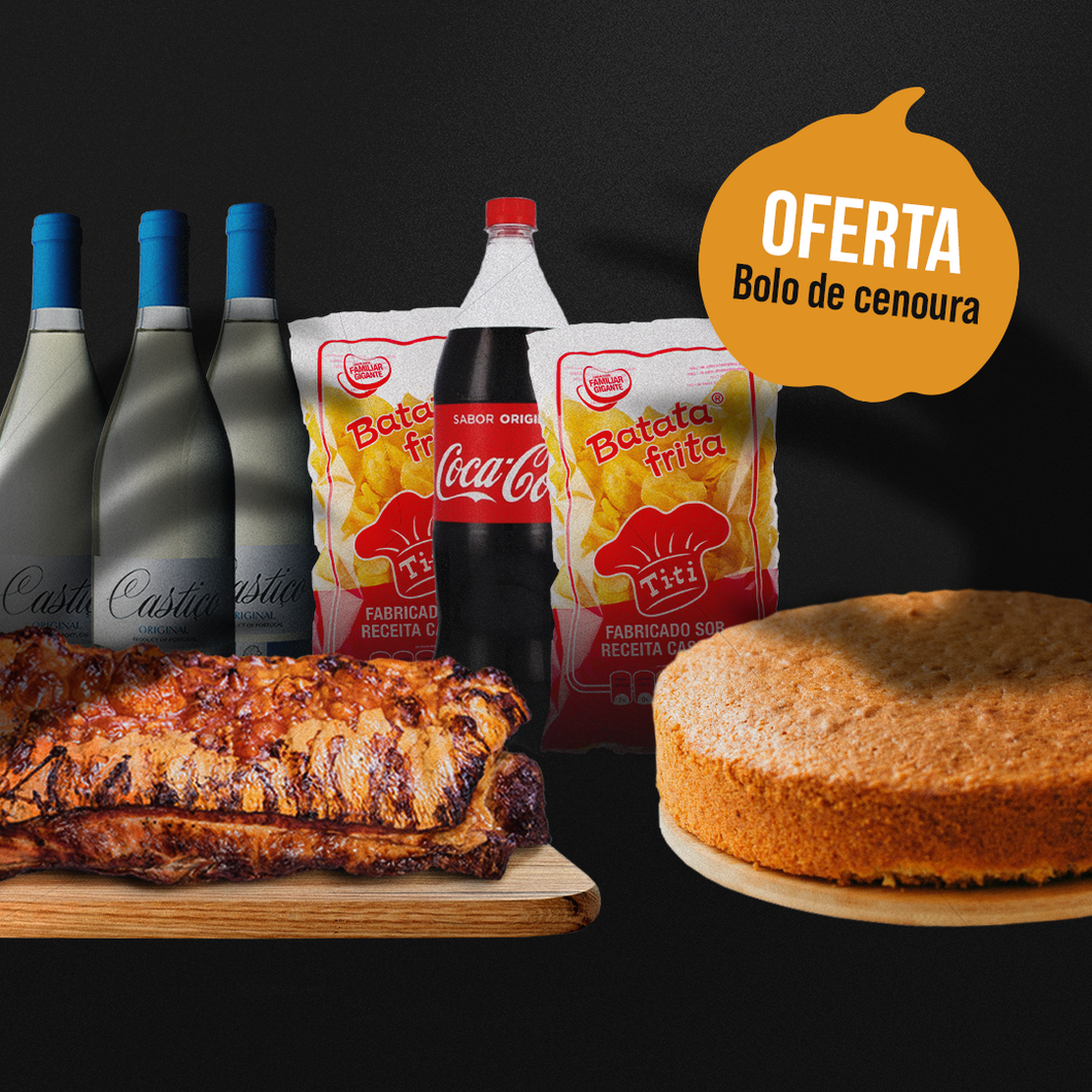 Menu Entremeada + OFERTA Bolo de Cenoura